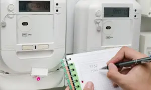 Zapisywanie odczytów liczników energii elektrycznej, aby obliczyć rachunki za prąd.