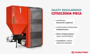 Nowoczesny piec na ekogroszek z podajnikiem. Regularne czyszczenie pieca na ekogroszek z podajnikiem to klucz do jego długiej żywotności i wydajności.