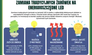 Odkryj sposoby na oszczędzanie prądu: żarówki LED to mniejsze zużycie energii, dłuższa żywotność, mniejsze nagrzewanie i lepsza jakość światła.