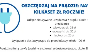 Oszczędzaj na prądzie! Obliczanie zużycia prądu przez urządzenia, wyłączanie ich i zmiana taryfy to proste sposoby na oszczędności.
