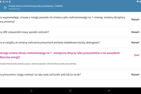 Informacje o zmianie okresu rozliczeniowego dla prosumentów w Tauron. Dowiedz się, czy zmiana cyklu rozliczeniowego na 1-miesięczny wiąże się z karą.