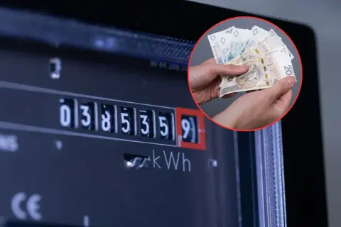 Duże zużycie prądu w domu przyczyny: licznik energii i polskie banknoty.