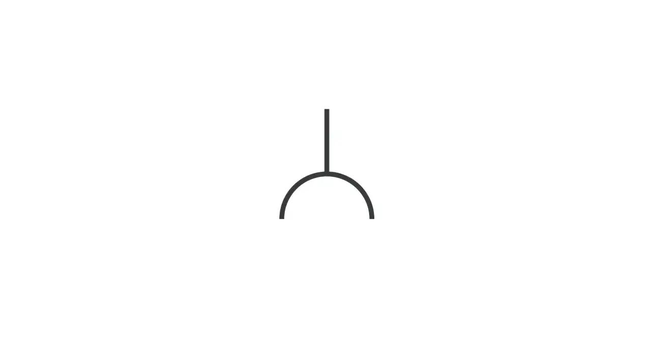 Symbol gniazda elektrycznego podwójnego.